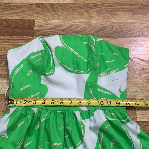 Lilly Pulitzer lottie strapless dress size 0 - Picture 7 of 16